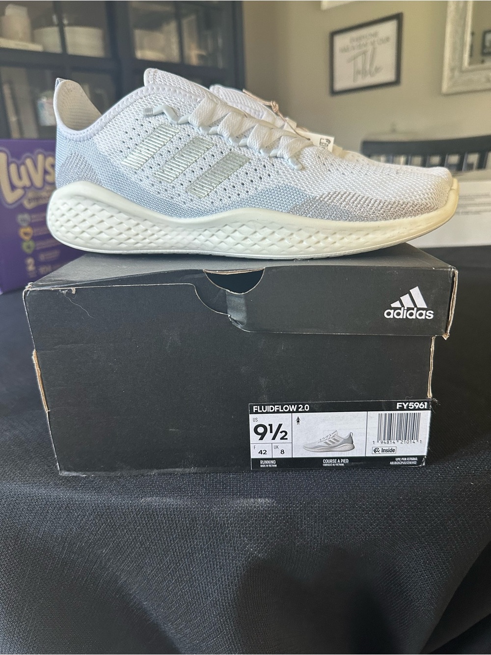 adidas Women’s size 9 1/2' Lavender Running Shoes - Fluidflow 2.0